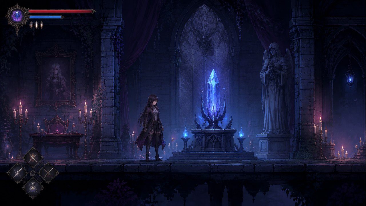 哥特少女勇闯恶魔城2 探索场景 展示图 2