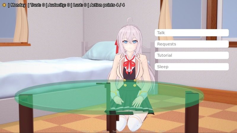 与阿尔雅一起生活 Living With Alya 版 操作界面 场景图 5